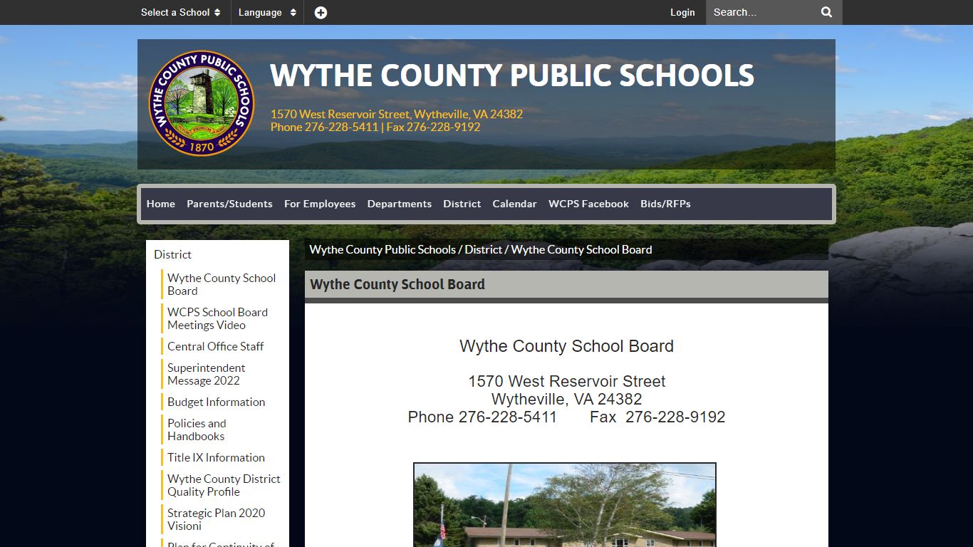 Wythe County School Board - Wythe County Public Schools